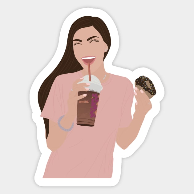 Dunkin’! Sticker Sticker by haleynicole11